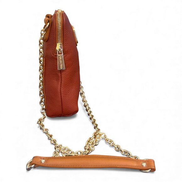 Valentina Purple Genuine Italian Pebbled Leather crossbody/bag/phone/purse - Picture 4 of 10